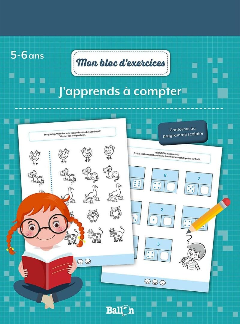 J'apprends à compter 5+