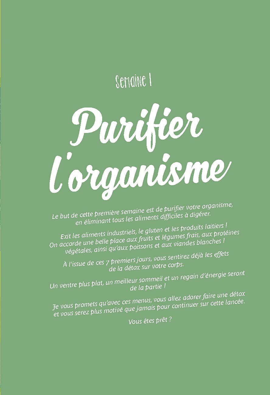 Menus détox: 100 recettes savoureuses pour vous libérer des toxines !