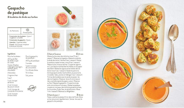 Batch cooking libre au Thermomix - 50 recettes pour composer soi-même sa semaine à l'avance