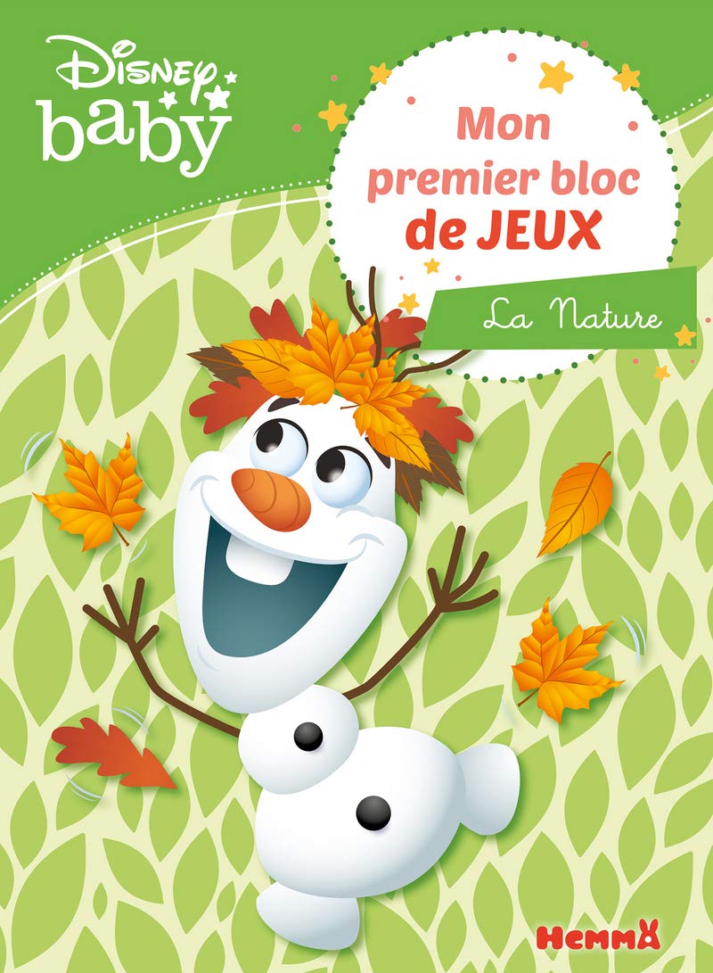 Disney Baby - Mon premier bloc de jeux - La nature - Bloc d'activités - Dès 3 ans