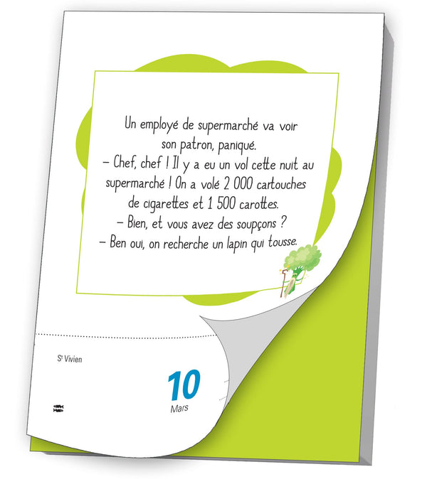 Calendrier Almaniak Les meilleures blagues 2023 : 1 blague par jour