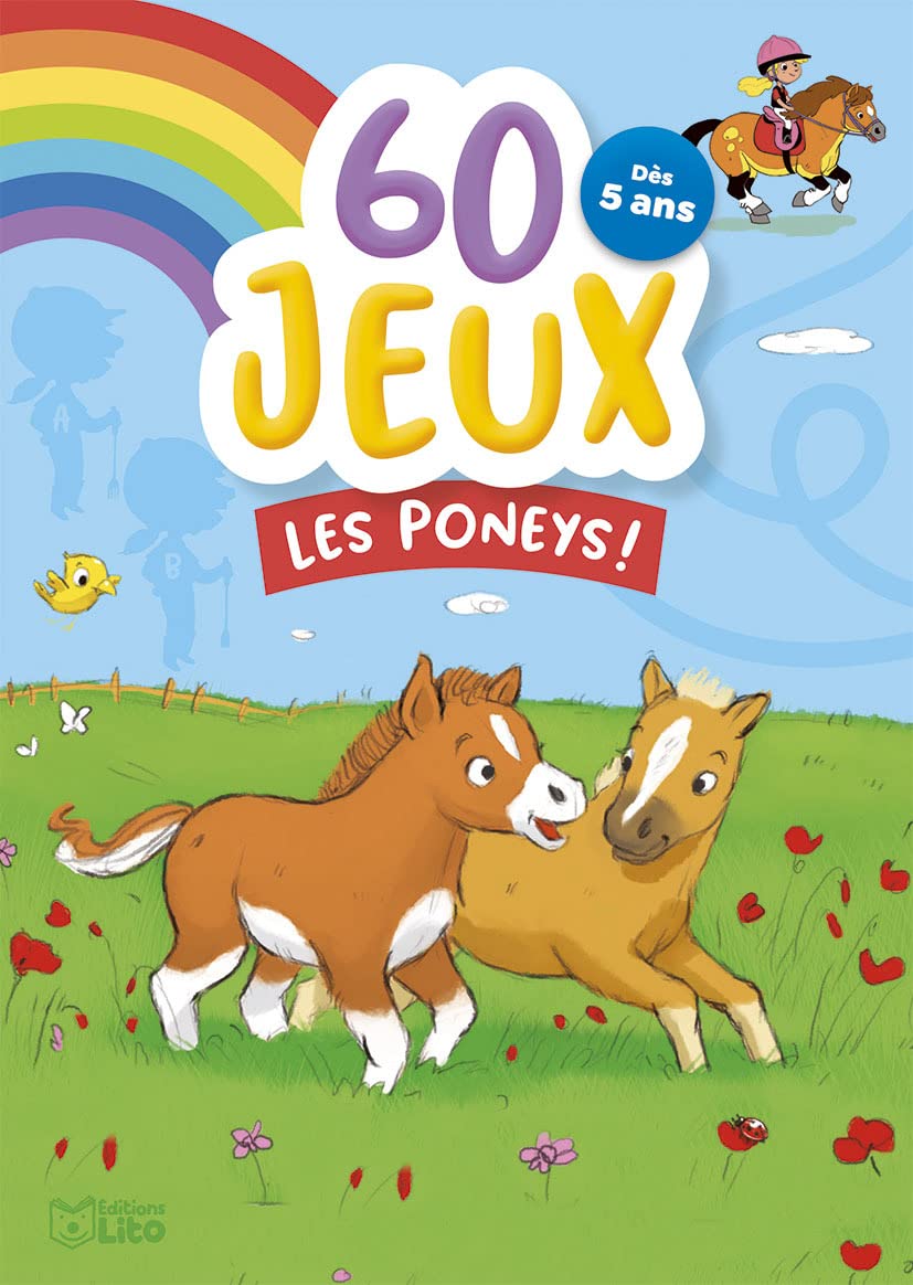 Bloc 60 jeux - Les poneys - Dès 5 ans