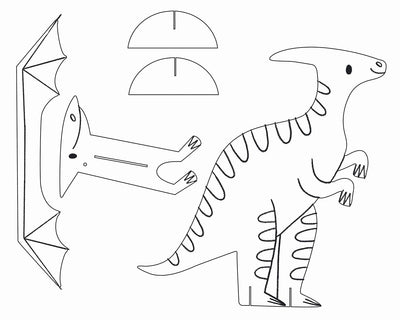 CREATIONS COLOREES - DINOSAURES