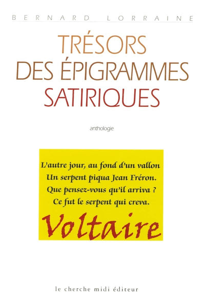 Trésor des épigrammes satiriques