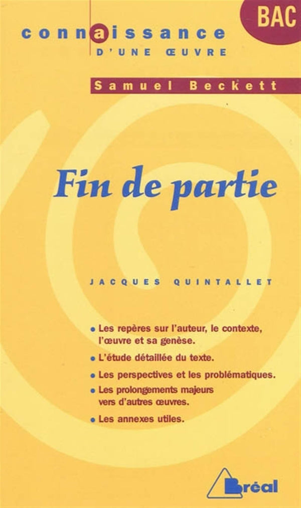 Fin de partie - Becket: programmes terminales 2011