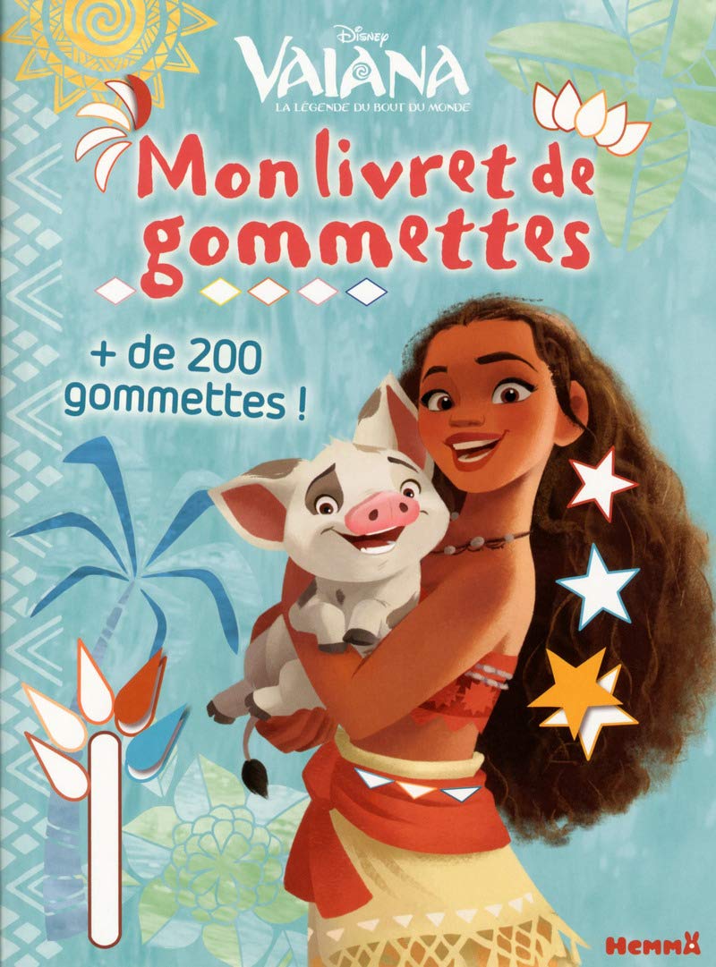 Disney Vaiana - Mon livret de gommettes (Vaiana et Pua)