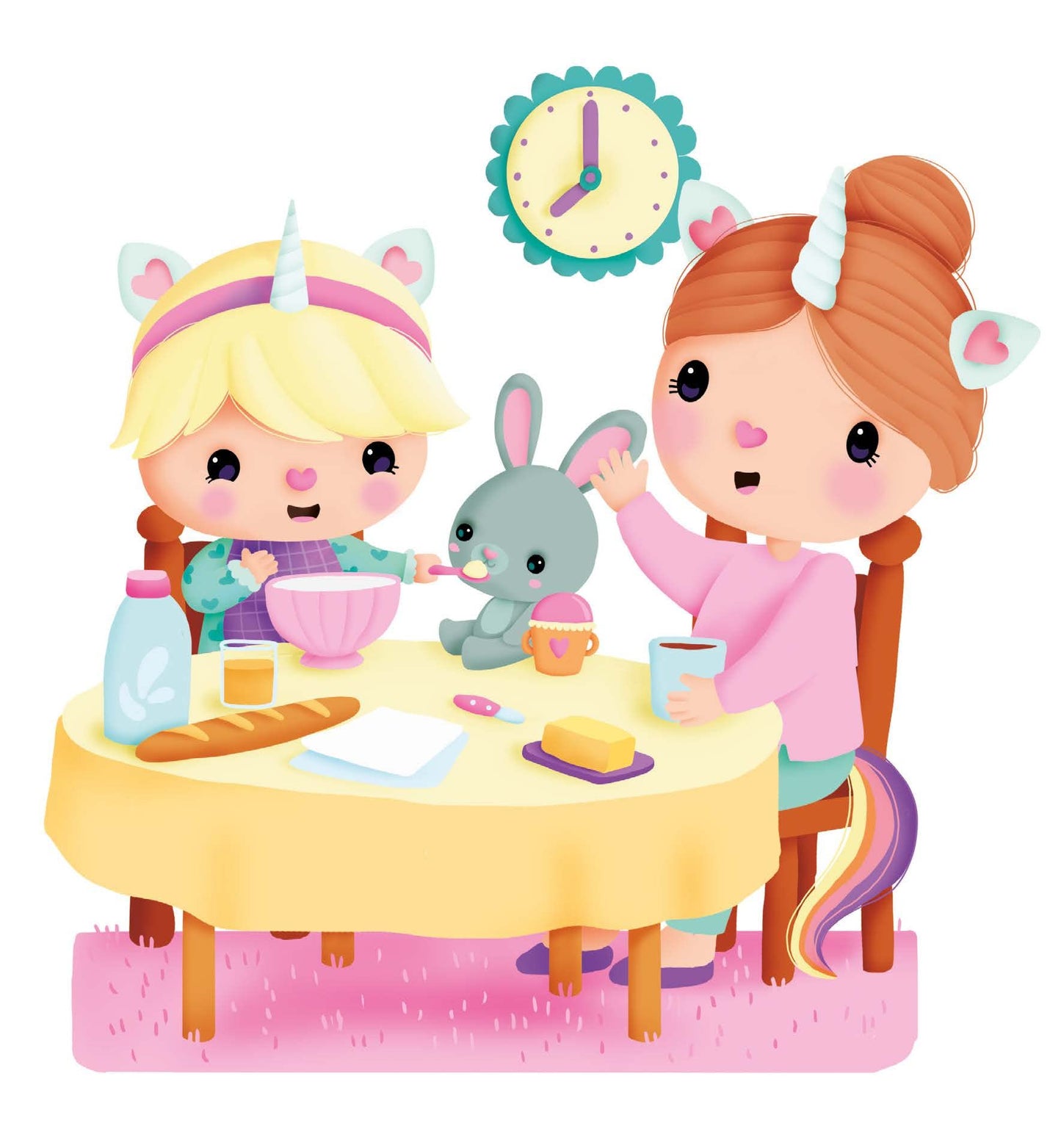 Petite licorne va manger