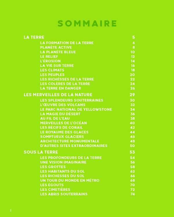 Encyclopédie - La Terre et ses trésors