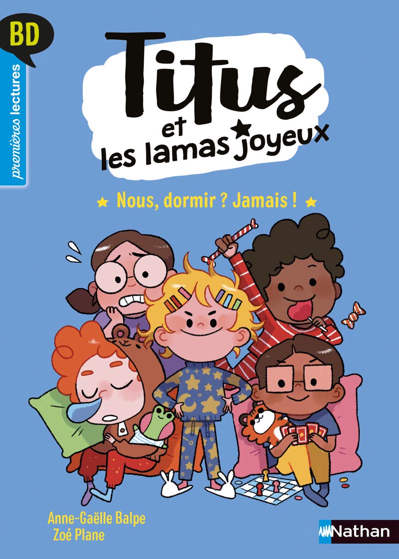 Titus et les lamas joyeux - Nous, dormir ? Jamais ! - Premières lectures BD - Dès 6 ans (4)
