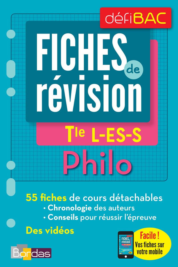 DéfiBac - Fiches de révision - Philosophie Tles L-ES-S + OFFERT : vos fiches sur votre mobile