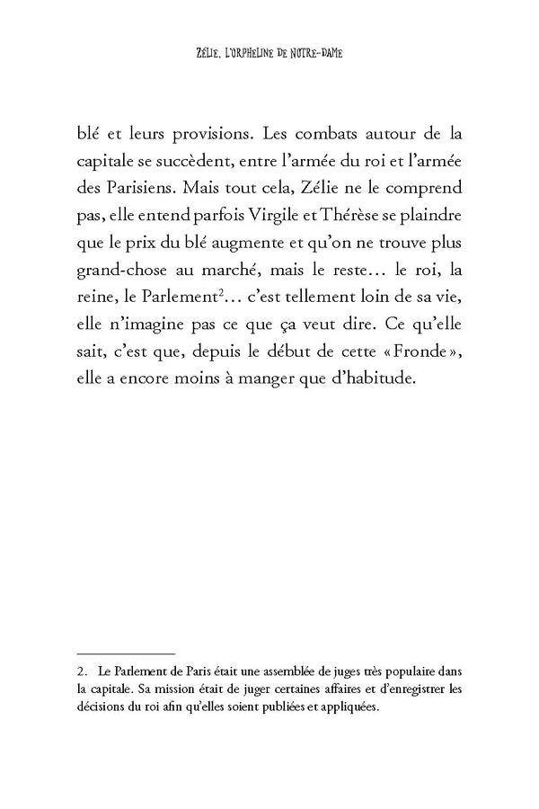 Zélie, l orpheline de Notre-Dame