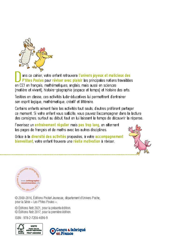 JE REVISE AVEC LES P'TITES POULES 8-9 ANS