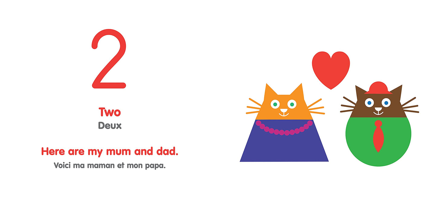 One, two, three...Happy birthday!: Un, deux, trois... Joyeux anniversaire !