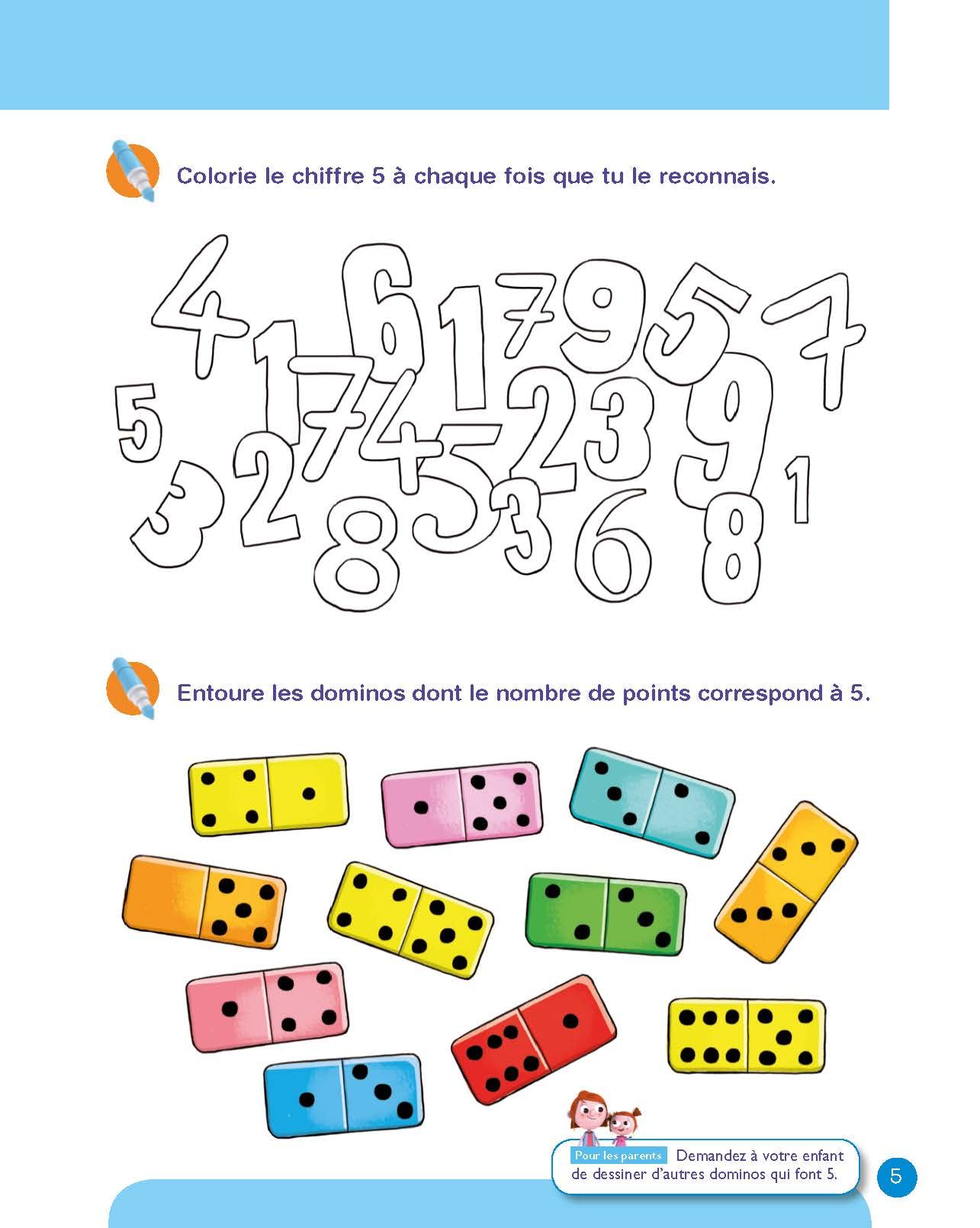 Maths Grande section 5-6 ans - A la maternelle: Les premiers apprentissages de la maternelle