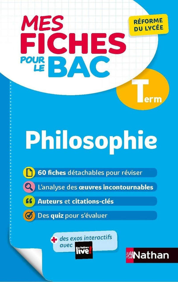 Philosophie Terminale - Mes fiches pour le BAC Tle - BAC 2024