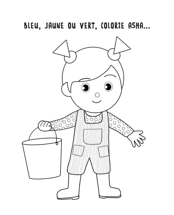 Asha à la ferme
