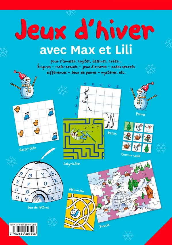 Bloc jeux Max et Lili - Hiver