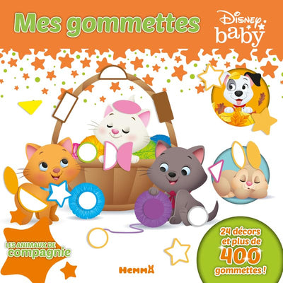Disney Baby - Mes gommettes - Les animaux de compagnie - Livre de gommettes - Dès 3 ans
