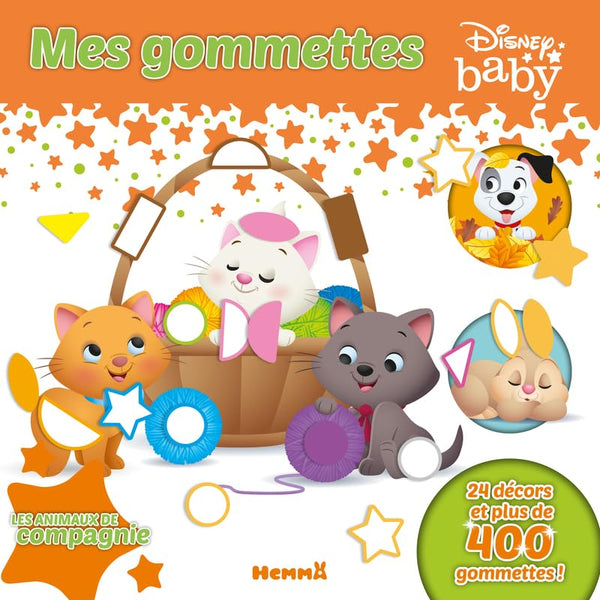 Disney Baby - Mes gommettes - Les animaux de compagnie - Livre de gommettes - Dès 3 ans