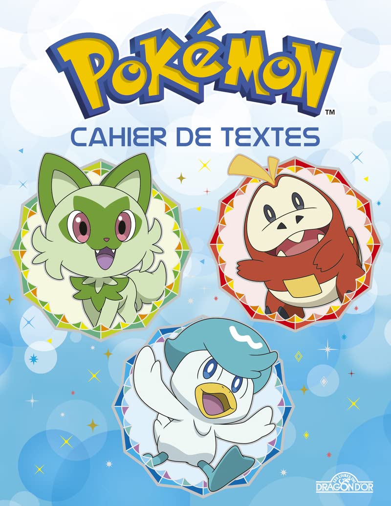 Pokémon – Agenda de textes – Avec des intercalaires pour chaque jour de la semaine – Dès 5 ans