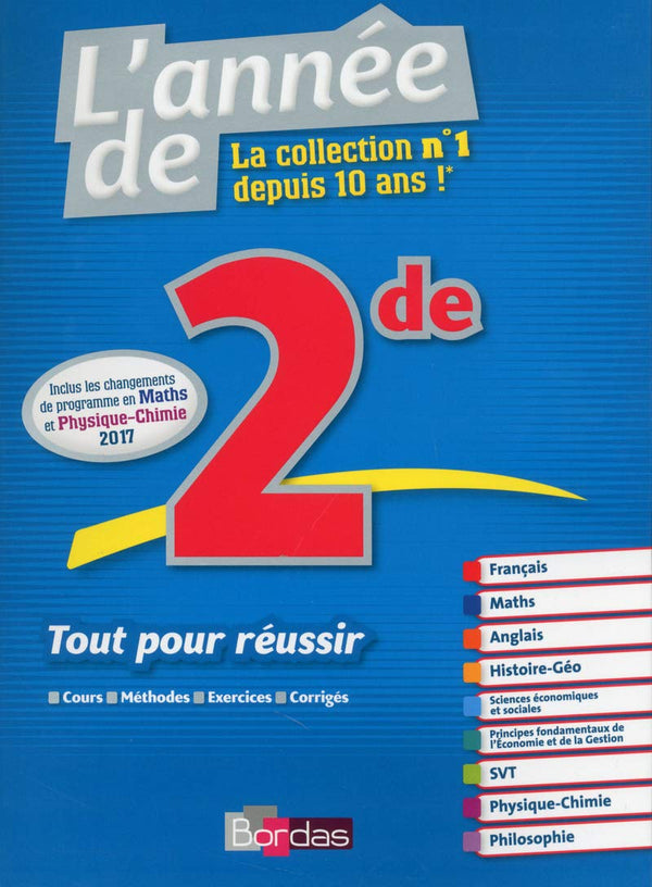 L'Année de seconde (2de) - Toutes les matières