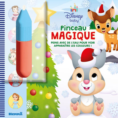 Disney Baby – Pinceau magique – Livre avec pinceau magique – Peinture propre - Dès 3 ans