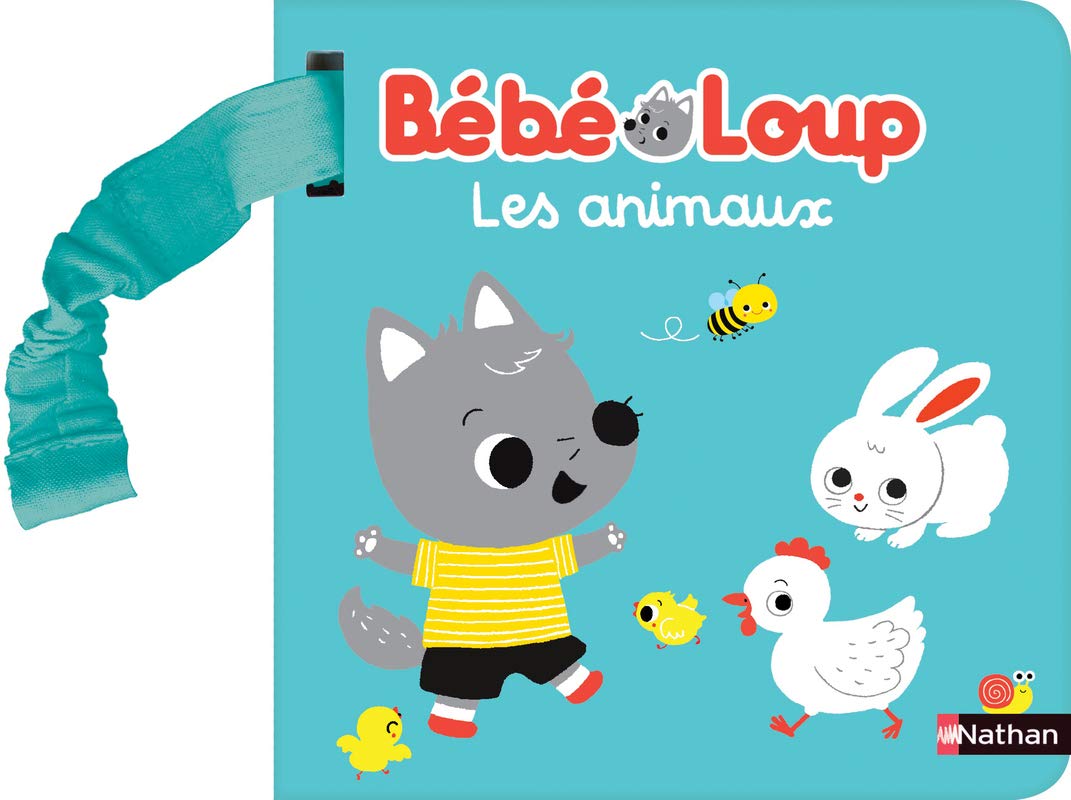 Bébé loup - Les animaux - Livre d'éveil à accrocher - Dès 6 mois