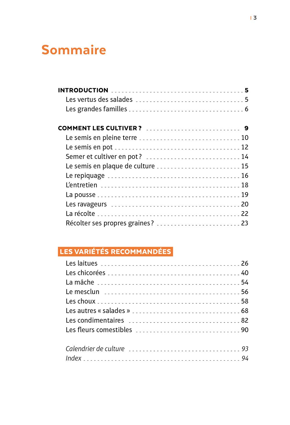 Salades - Tous les types de salades & comment les cultiver