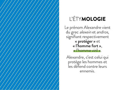 17 Le Livre de mon prénom - Alexandre