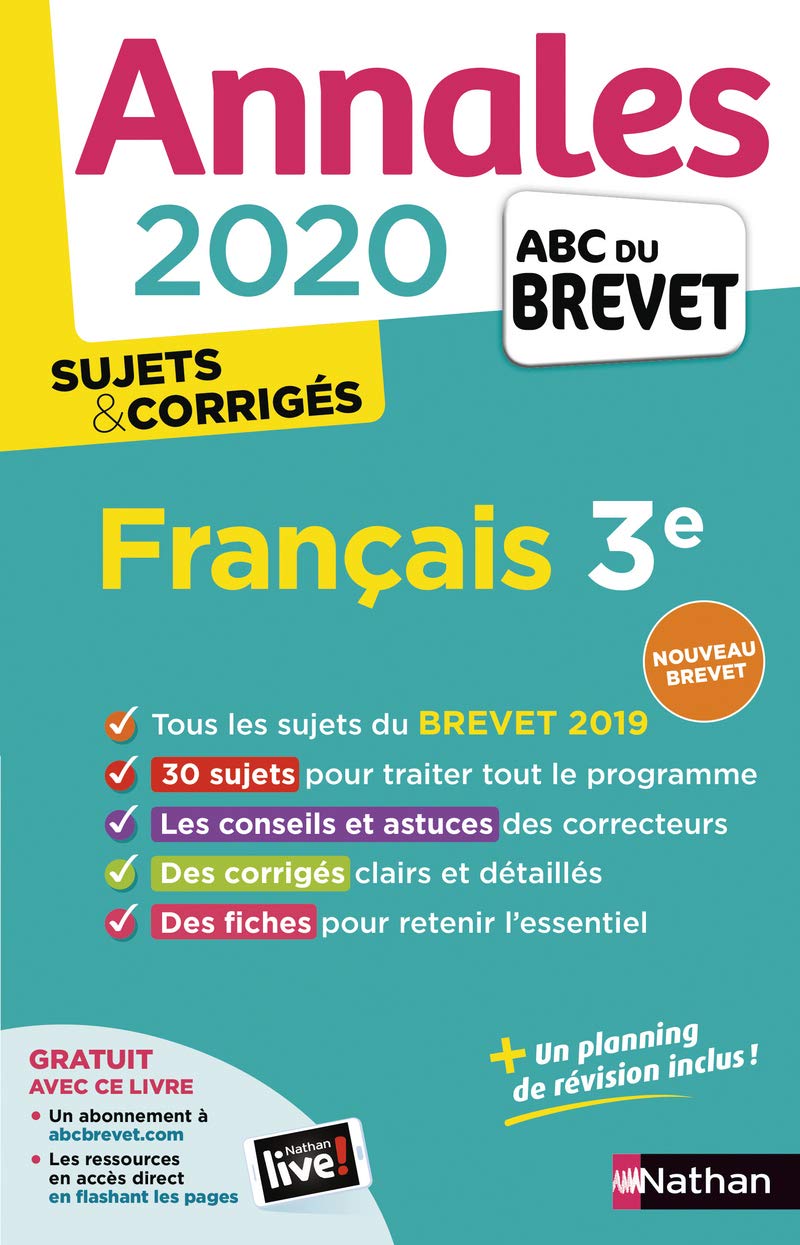 Annales ABC du Brevet 2020 Français