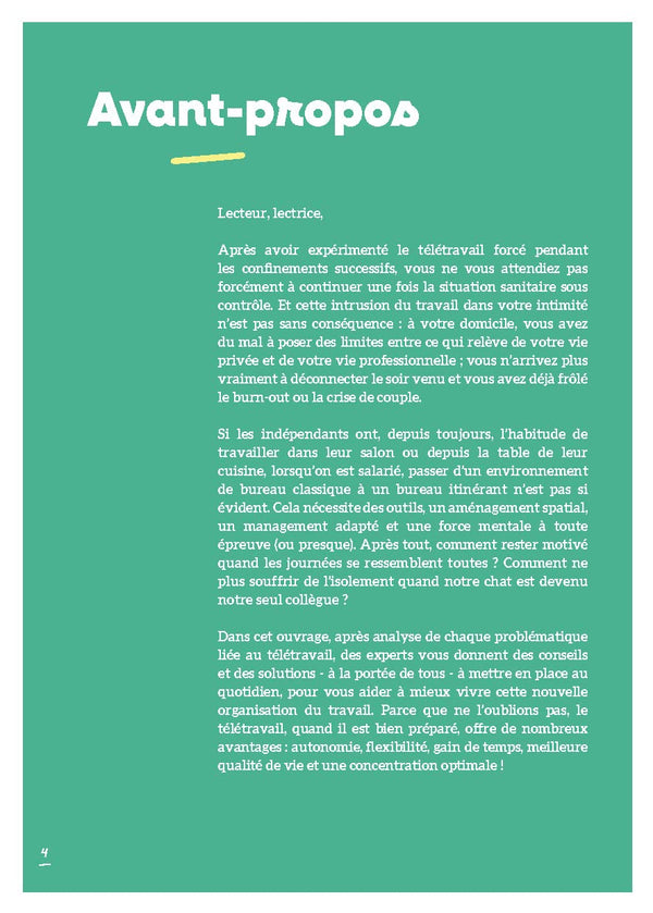 Guide du télétravailleur épanoui: De la survie à l'optimisation