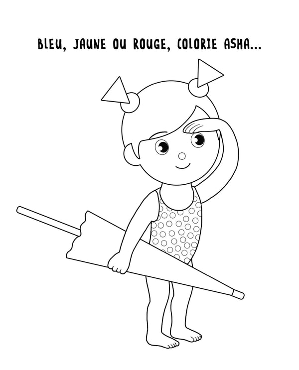 Asha à la mer
