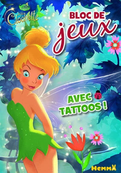 Disney Les Fées - La Fée Clochette - Bloc de jeux avec tattoos