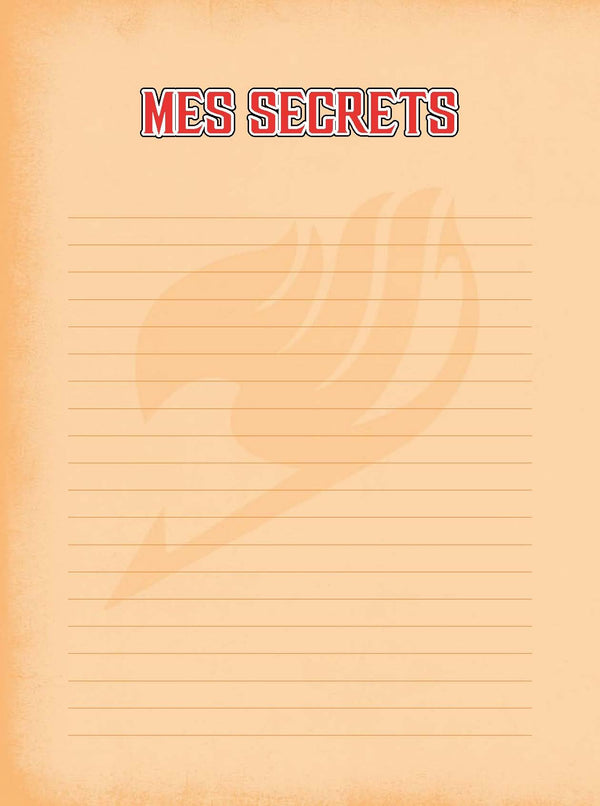 Carnet secret - Fairy Tail