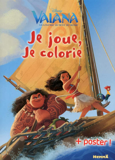 Disney Vaiana - Je joue, je colorie + Poster