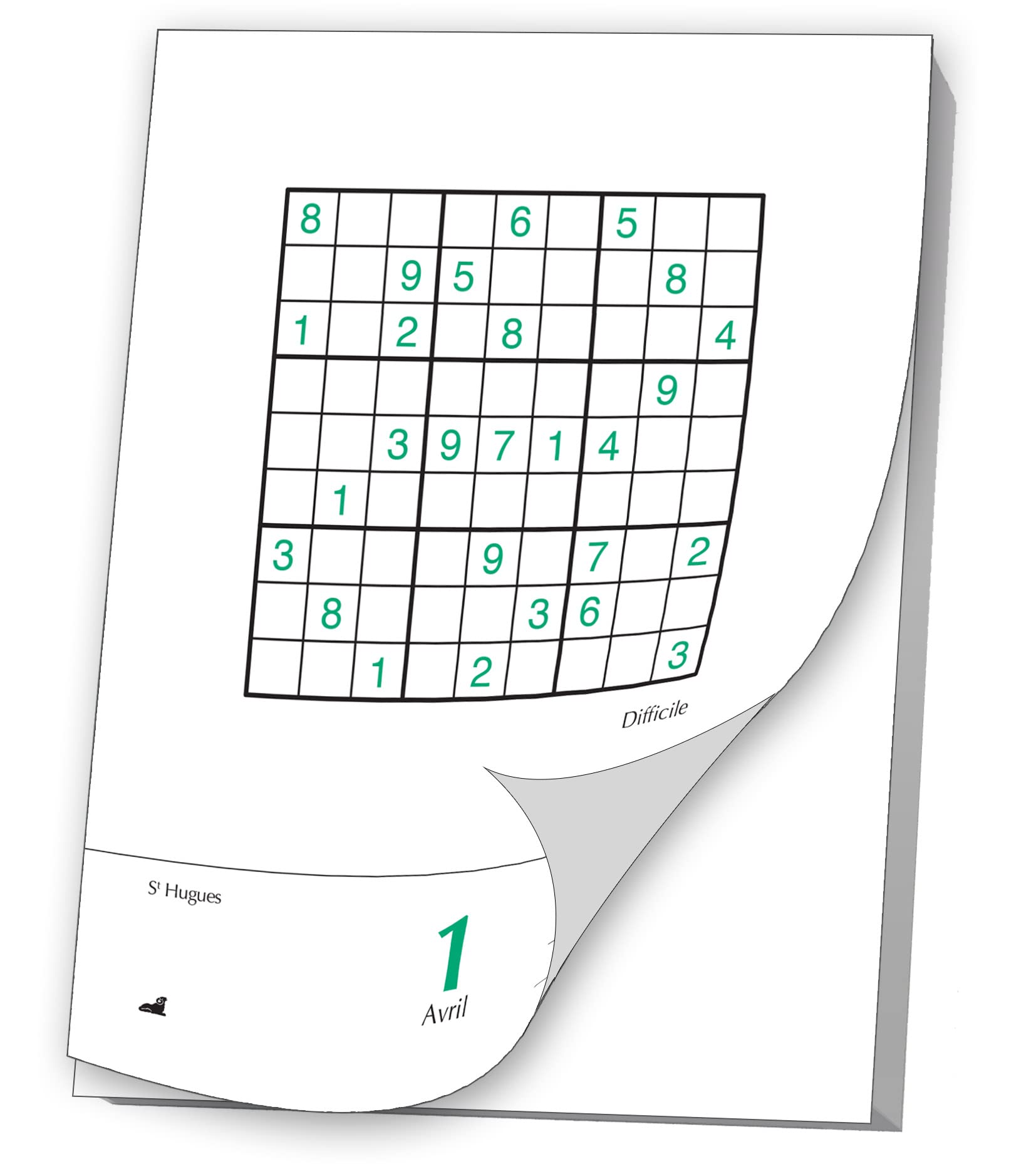 Calendrier Almaniak Sudoku 2023 : 1 grille par jour