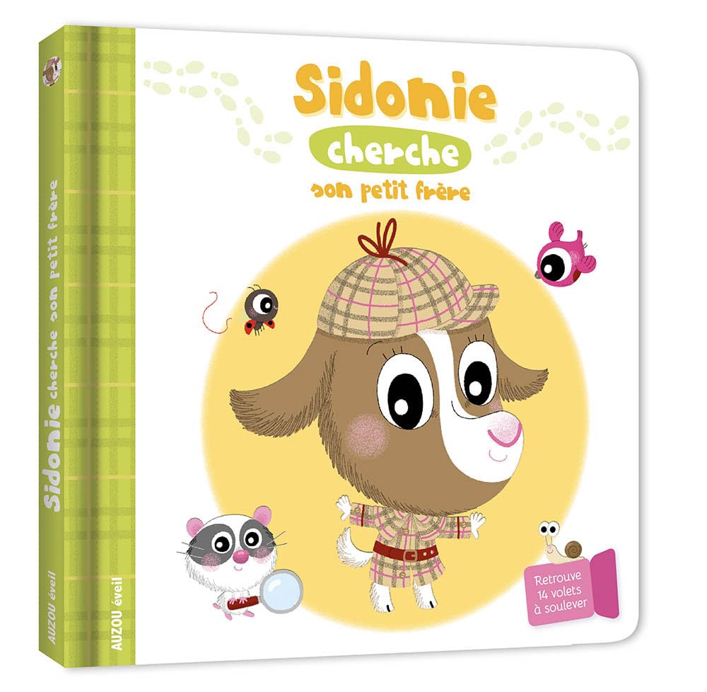 Sidonie cherche son petit frere - livre a flap