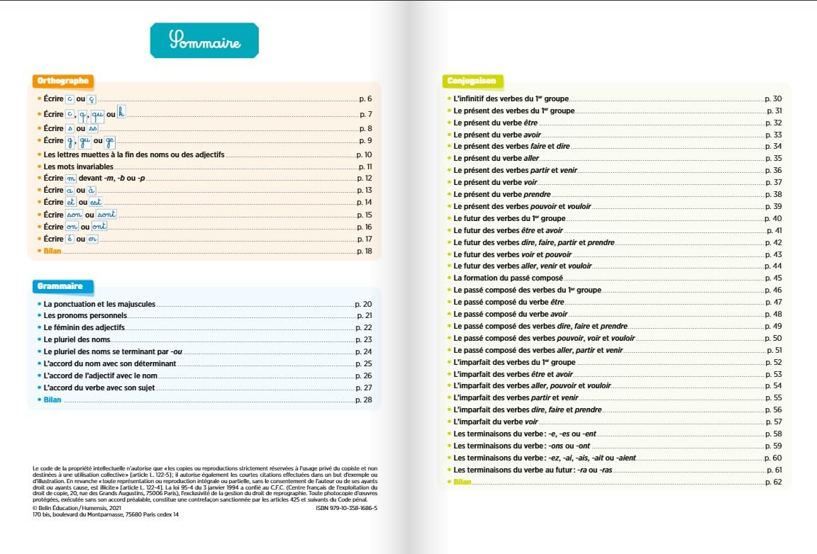 Cahier de dictées CE1-CE2
