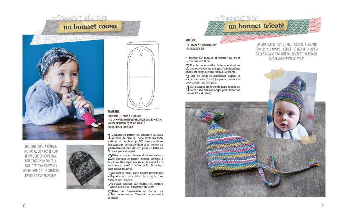 Tout faire soi-même Bébé - DIY zéro déchet et naturel pour 0-3 ans : bricolages de meubles pour la chambre, déco, couture de petits vêtements, création de jouets, cosmétiques naturels