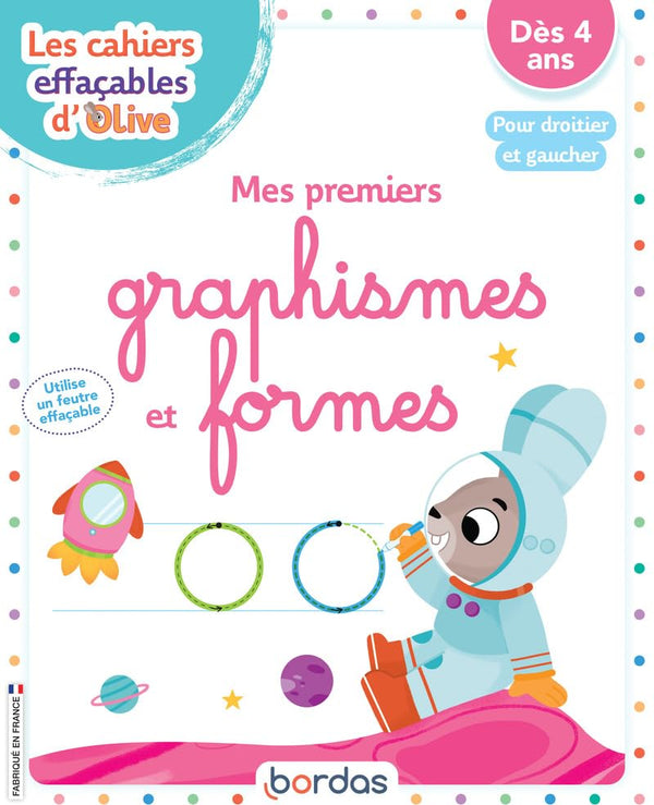 Les cahiers effaçables d'Olive - Les graphismes et les formes