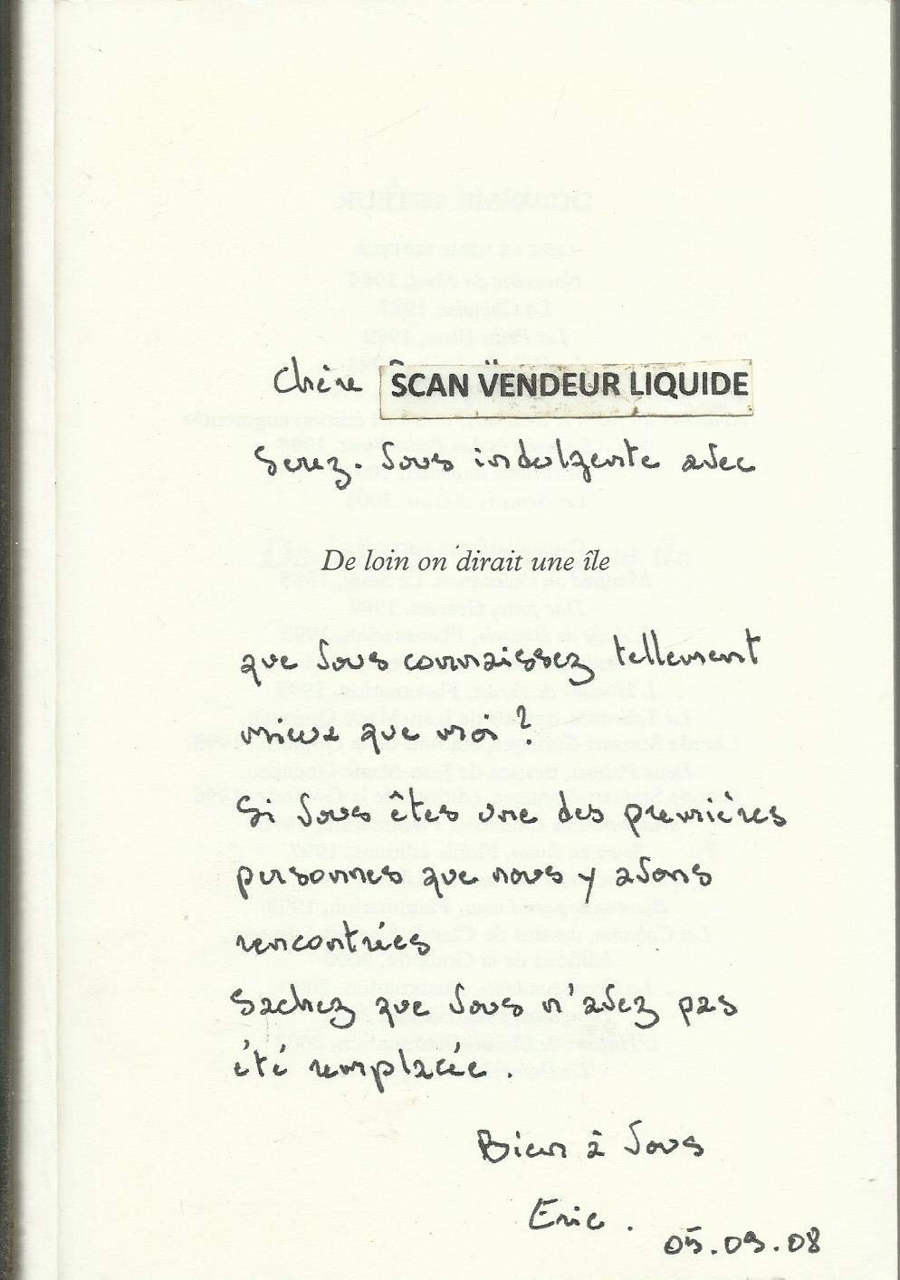 De loin on dirait une île