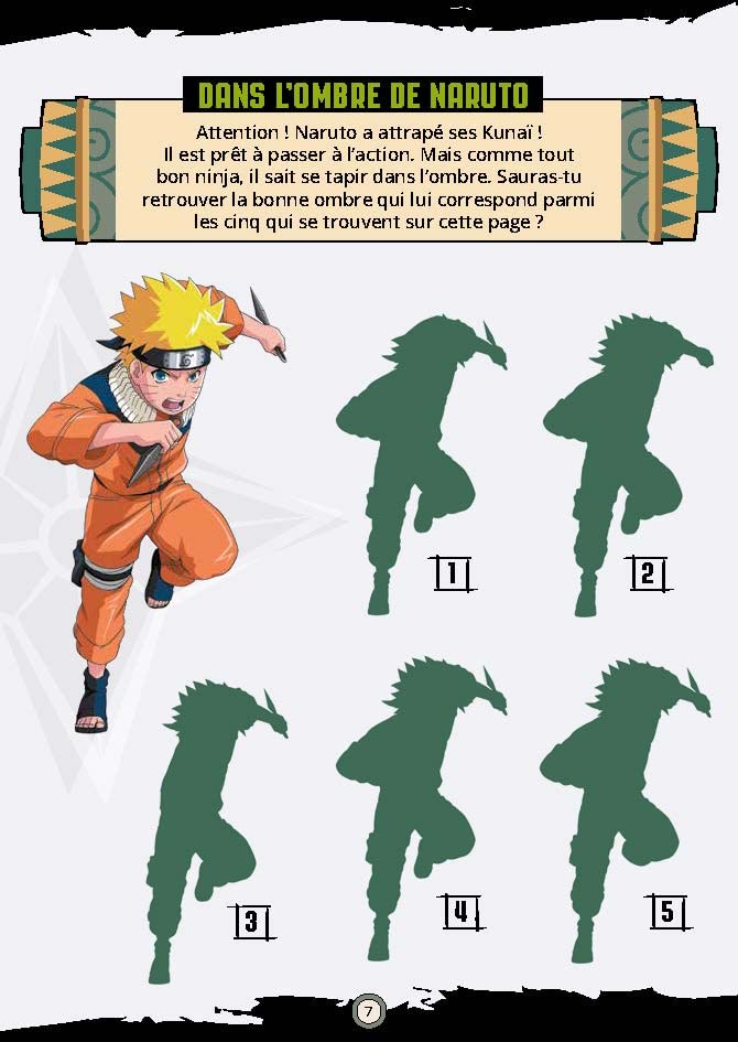 Bloc de jeux Naruto - Le combat des ninjas !