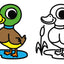 Coloriage Premier Age - Le Canard - Dès 2 ans
