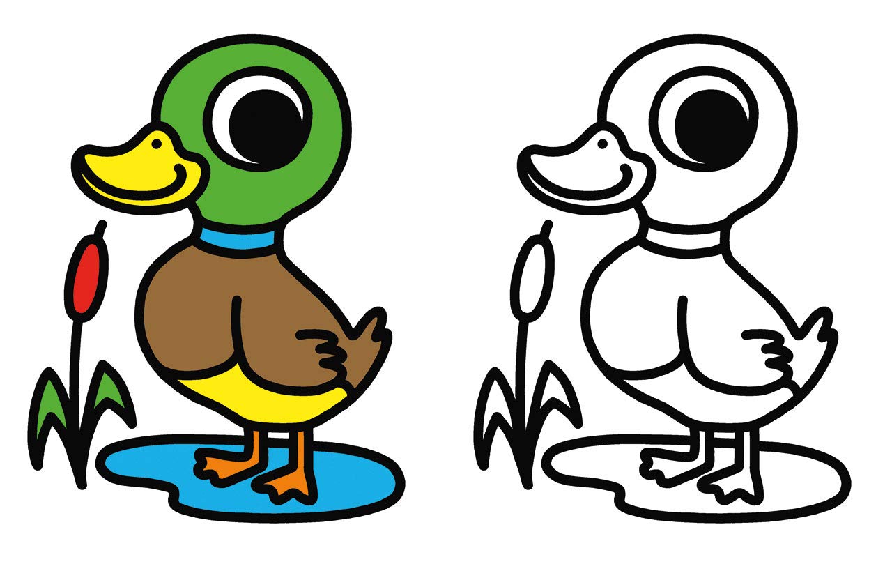 Coloriage Premier Age - Le Canard - Dès 2 ans