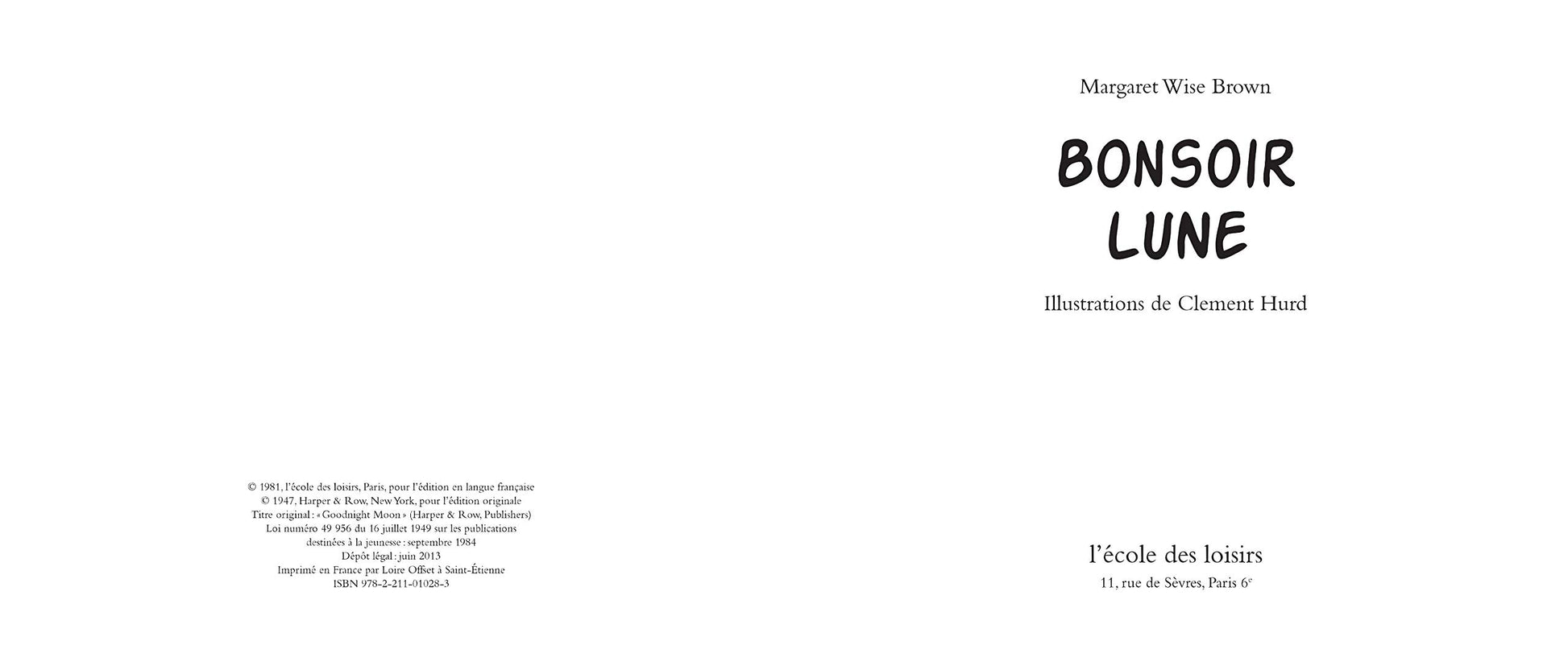Bonsoir Lune