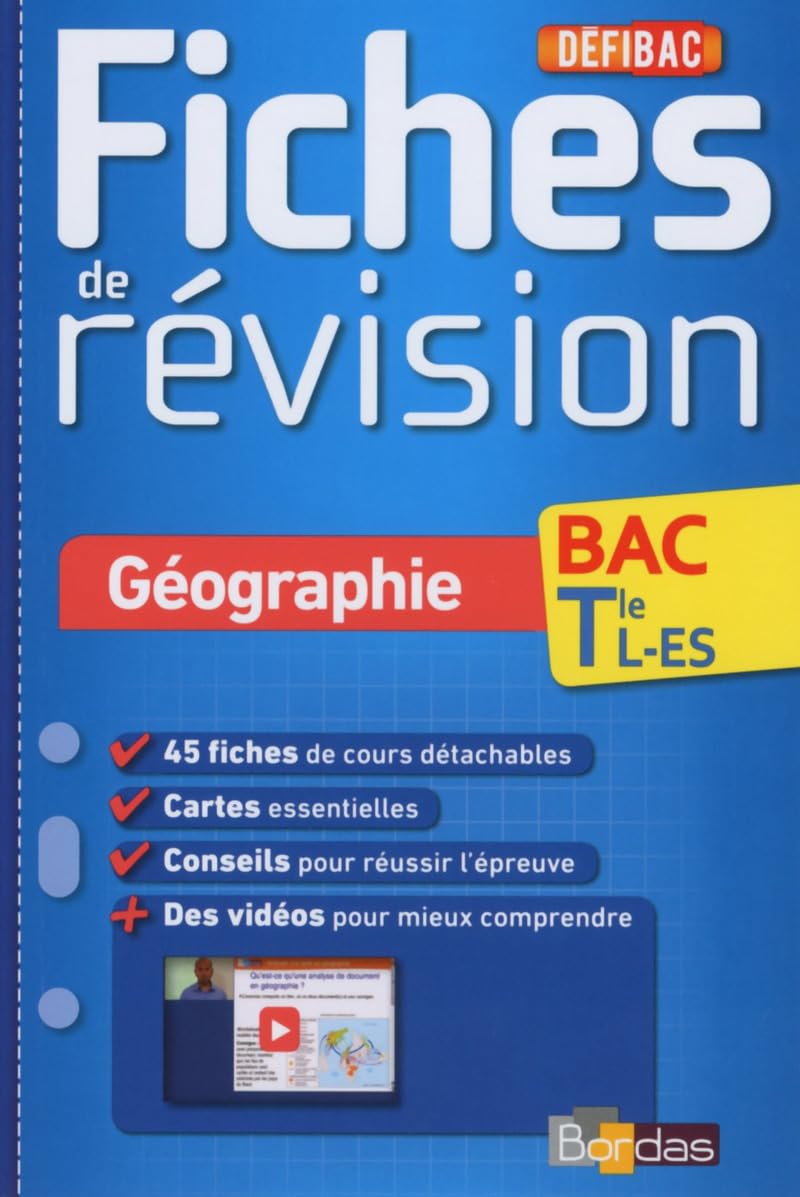 DéfiBac - Fiches de révision - Géographie Tles L-ES