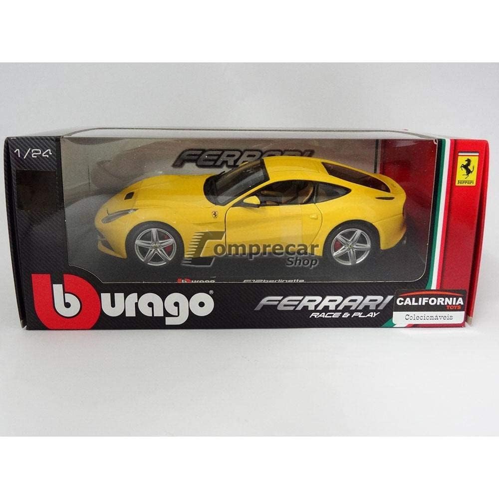 BBurago Maisto France - 26007 - Véhicule miniature - Ferrari F12 Berlinetta - Échelle 1/24 - Couleur aléatoire