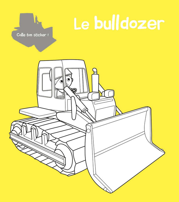 Mon coloriage p'tit garçon - Le chantier