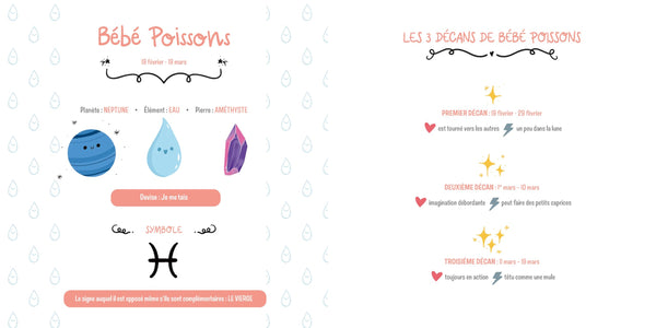 Bébé Poissons - Livre de naissance et des premières fois