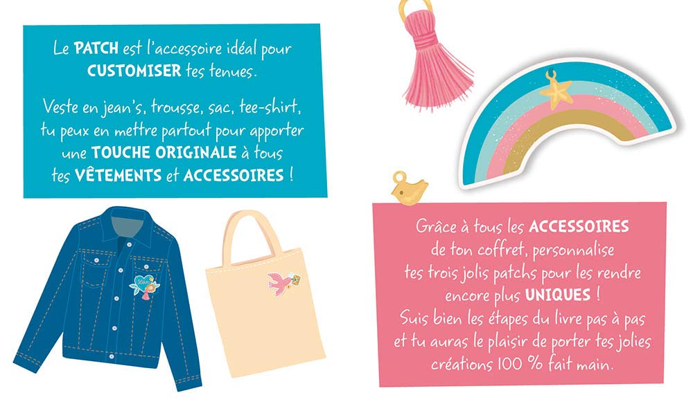 Mon superbe bijou - mon superbe bijou - mes 3 patchs thermocollants